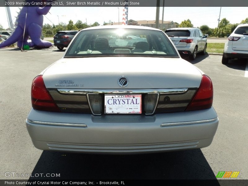 Silver Birch Metallic / Medium Light Stone 2009 Mercury Grand Marquis LS