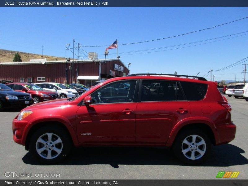 Barcelona Red Metallic / Ash 2012 Toyota RAV4 Limited