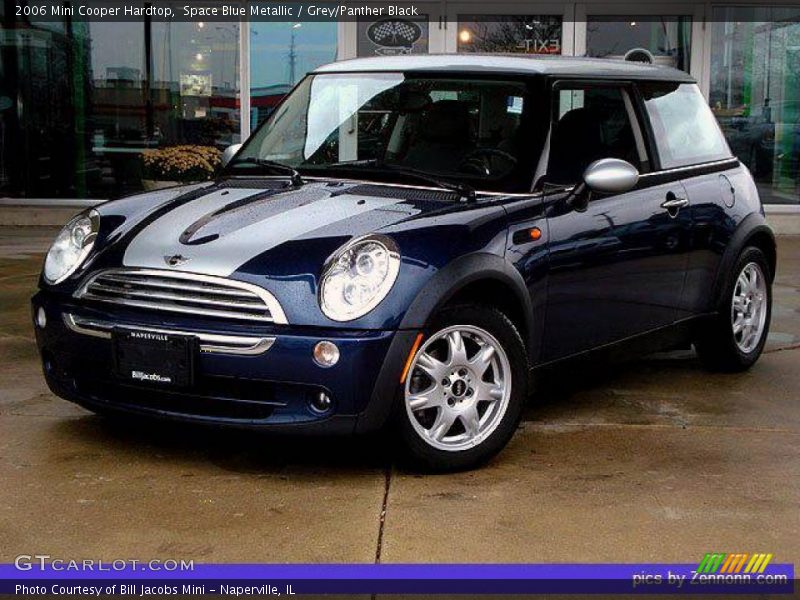 Space Blue Metallic / Grey/Panther Black 2006 Mini Cooper Hardtop