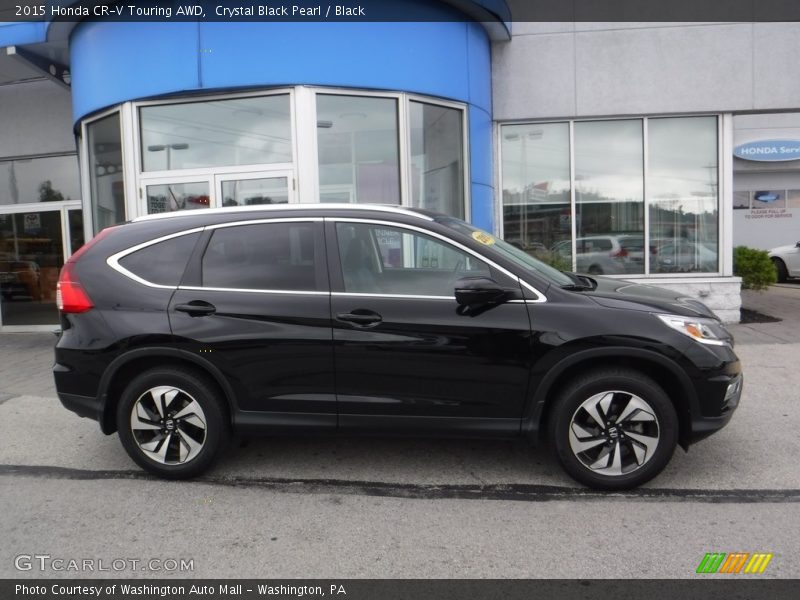 Crystal Black Pearl / Black 2015 Honda CR-V Touring AWD