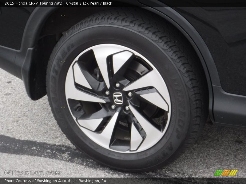 Crystal Black Pearl / Black 2015 Honda CR-V Touring AWD