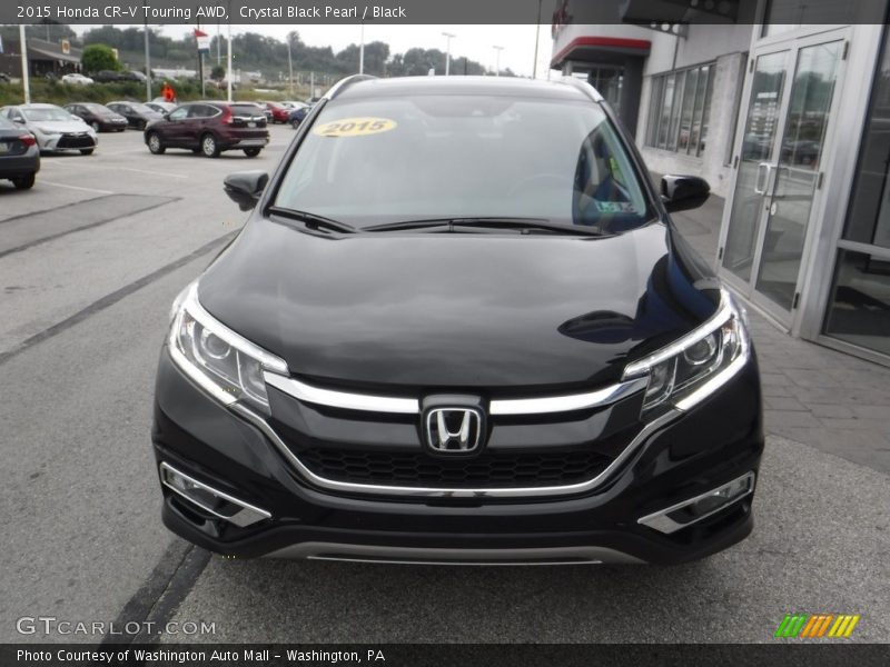 Crystal Black Pearl / Black 2015 Honda CR-V Touring AWD