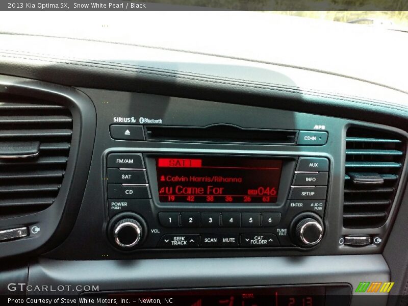Snow White Pearl / Black 2013 Kia Optima SX