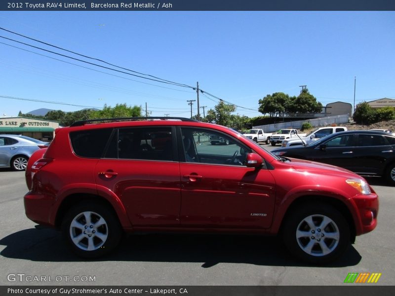 Barcelona Red Metallic / Ash 2012 Toyota RAV4 Limited