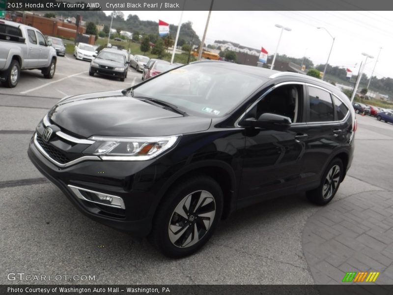 Crystal Black Pearl / Black 2015 Honda CR-V Touring AWD