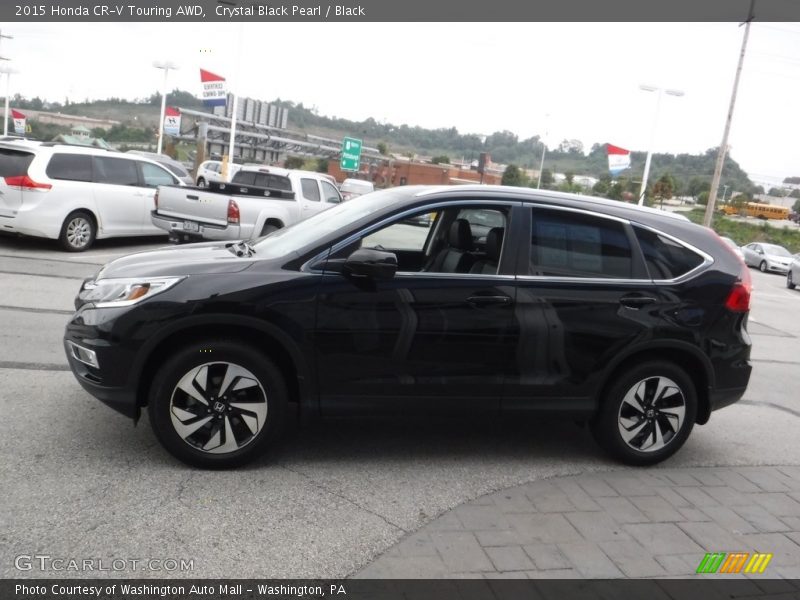 Crystal Black Pearl / Black 2015 Honda CR-V Touring AWD