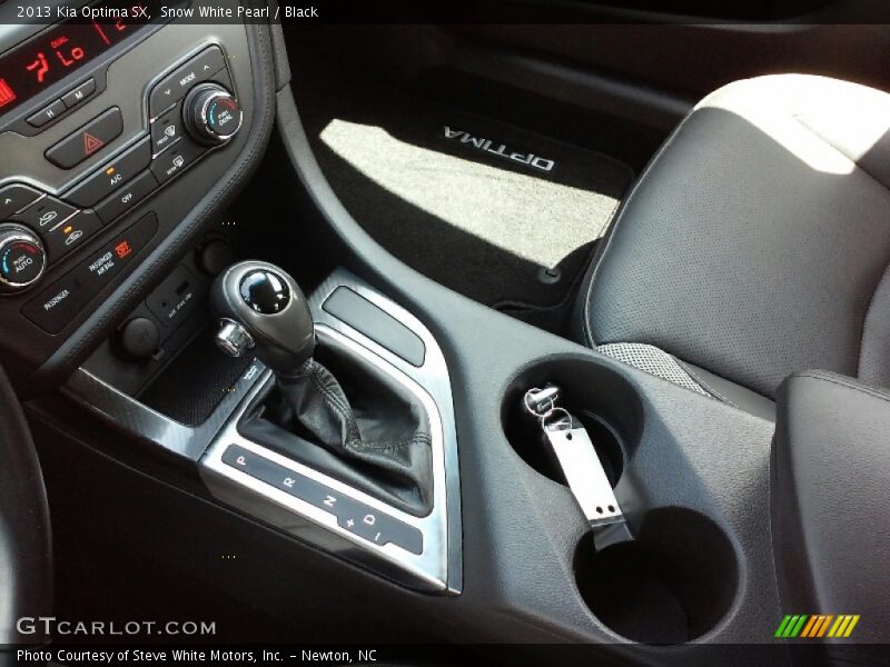 Snow White Pearl / Black 2013 Kia Optima SX