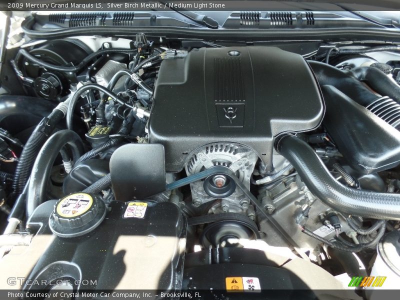 Silver Birch Metallic / Medium Light Stone 2009 Mercury Grand Marquis LS
