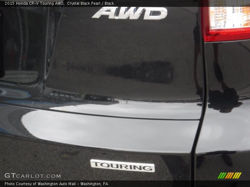 Crystal Black Pearl / Black 2015 Honda CR-V Touring AWD