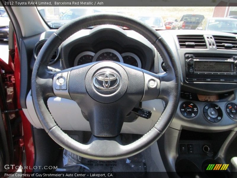 Barcelona Red Metallic / Ash 2012 Toyota RAV4 Limited