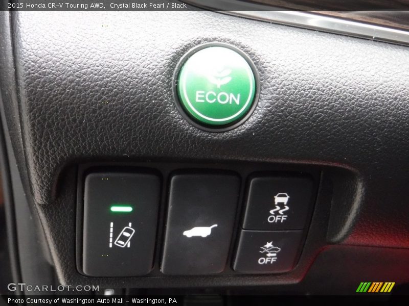 Crystal Black Pearl / Black 2015 Honda CR-V Touring AWD
