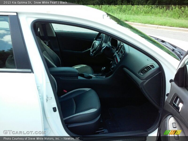 Snow White Pearl / Black 2013 Kia Optima SX