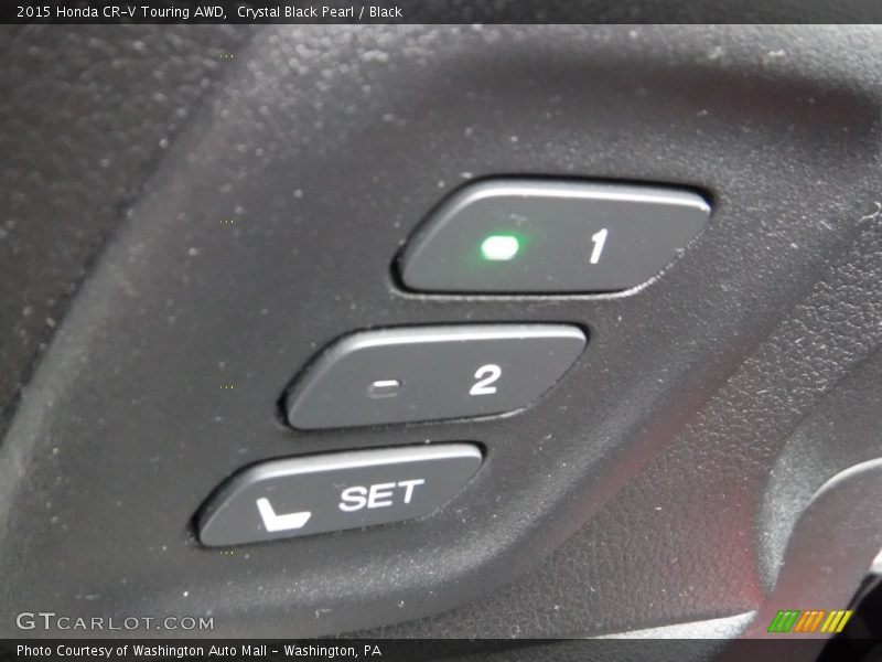 Crystal Black Pearl / Black 2015 Honda CR-V Touring AWD
