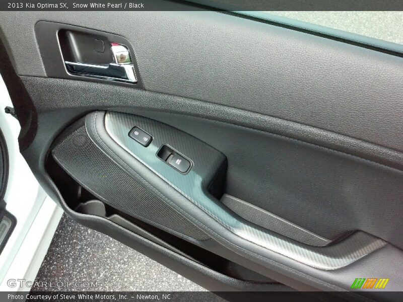 Snow White Pearl / Black 2013 Kia Optima SX