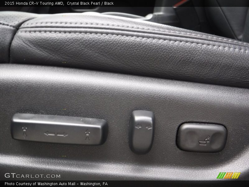 Crystal Black Pearl / Black 2015 Honda CR-V Touring AWD