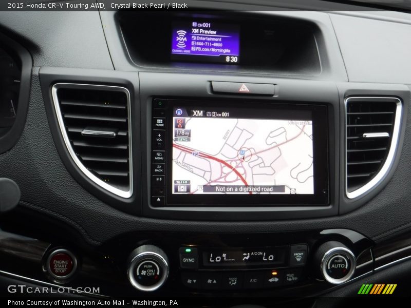 Crystal Black Pearl / Black 2015 Honda CR-V Touring AWD
