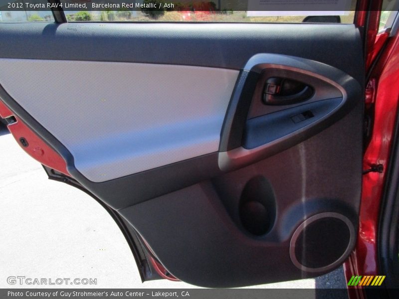Barcelona Red Metallic / Ash 2012 Toyota RAV4 Limited