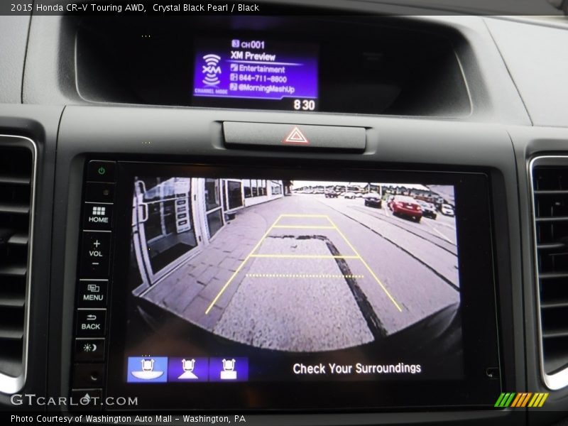 Crystal Black Pearl / Black 2015 Honda CR-V Touring AWD