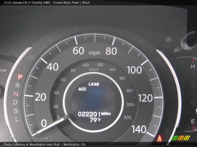 Crystal Black Pearl / Black 2015 Honda CR-V Touring AWD
