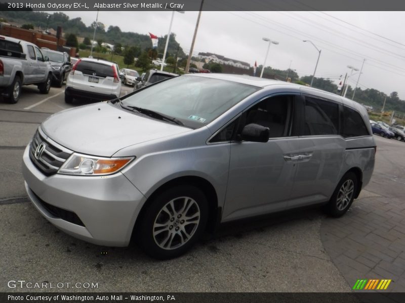 Alabaster Silver Metallic / Gray 2013 Honda Odyssey EX-L