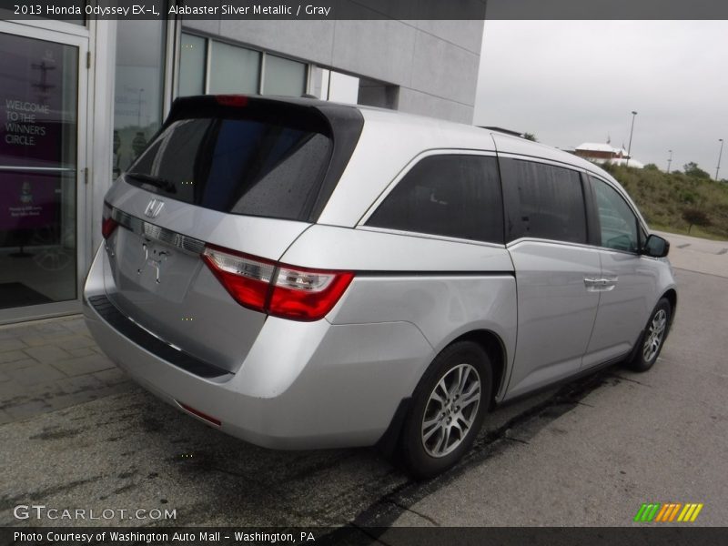 Alabaster Silver Metallic / Gray 2013 Honda Odyssey EX-L