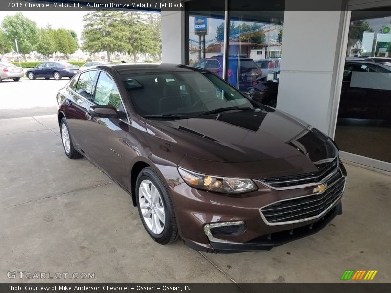 Autumn Bronze Metallic / Jet Black 2016 Chevrolet Malibu LT