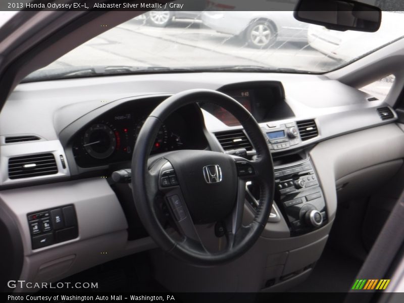 Alabaster Silver Metallic / Gray 2013 Honda Odyssey EX-L
