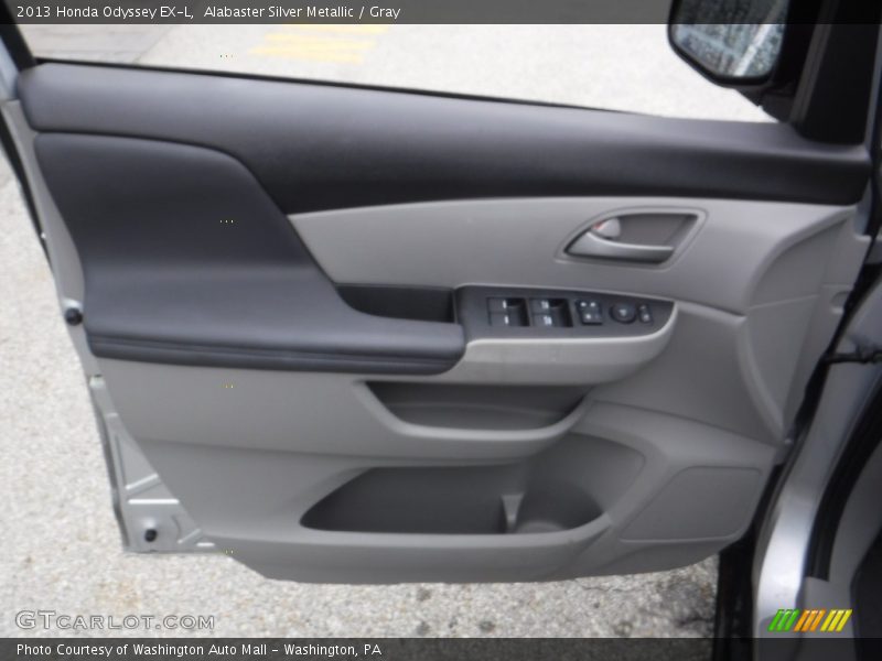 Alabaster Silver Metallic / Gray 2013 Honda Odyssey EX-L