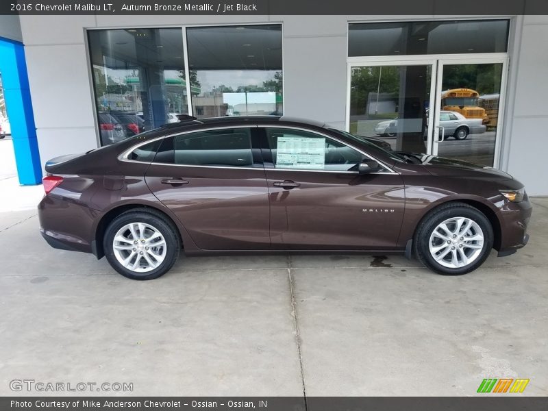 Autumn Bronze Metallic / Jet Black 2016 Chevrolet Malibu LT