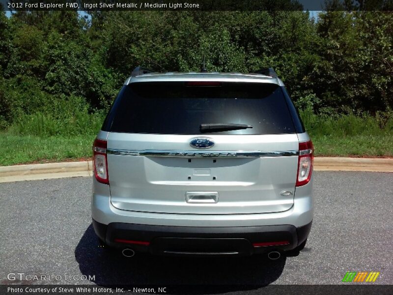Ingot Silver Metallic / Medium Light Stone 2012 Ford Explorer FWD