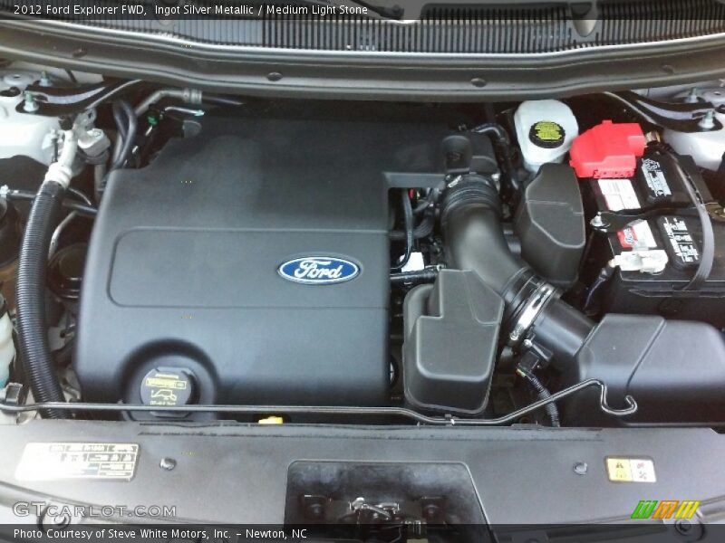 Ingot Silver Metallic / Medium Light Stone 2012 Ford Explorer FWD
