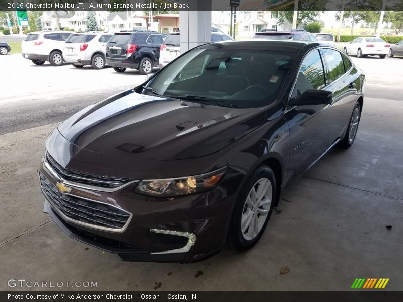 Autumn Bronze Metallic / Jet Black 2016 Chevrolet Malibu LT