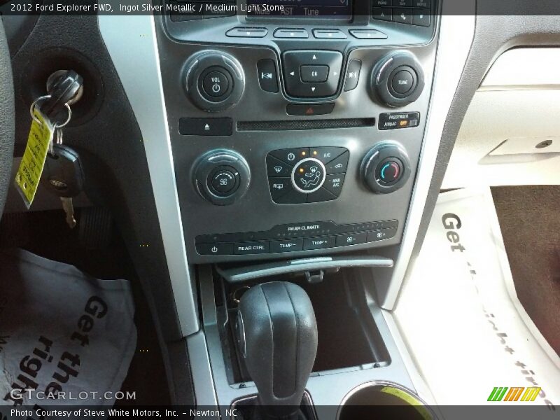 Ingot Silver Metallic / Medium Light Stone 2012 Ford Explorer FWD