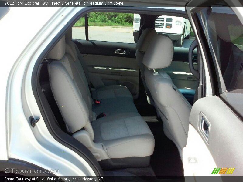 Ingot Silver Metallic / Medium Light Stone 2012 Ford Explorer FWD