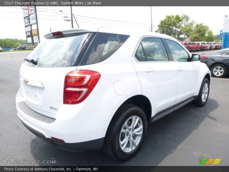 Summit White / Jet Black 2017 Chevrolet Equinox LS AWD