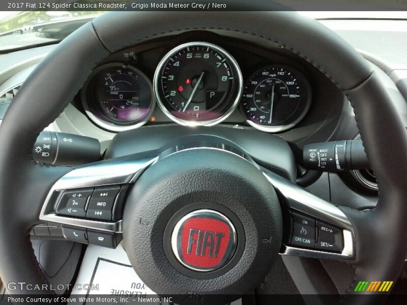 Grigio Moda Meteor Grey / Nero 2017 Fiat 124 Spider Classica Roadster