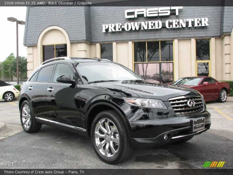 Black Obsidian / Graphite 2008 Infiniti FX 35 AWD