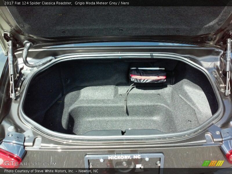  2017 124 Spider Classica Roadster Trunk