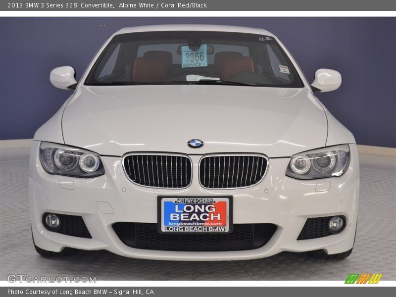 Alpine White / Coral Red/Black 2013 BMW 3 Series 328i Convertible