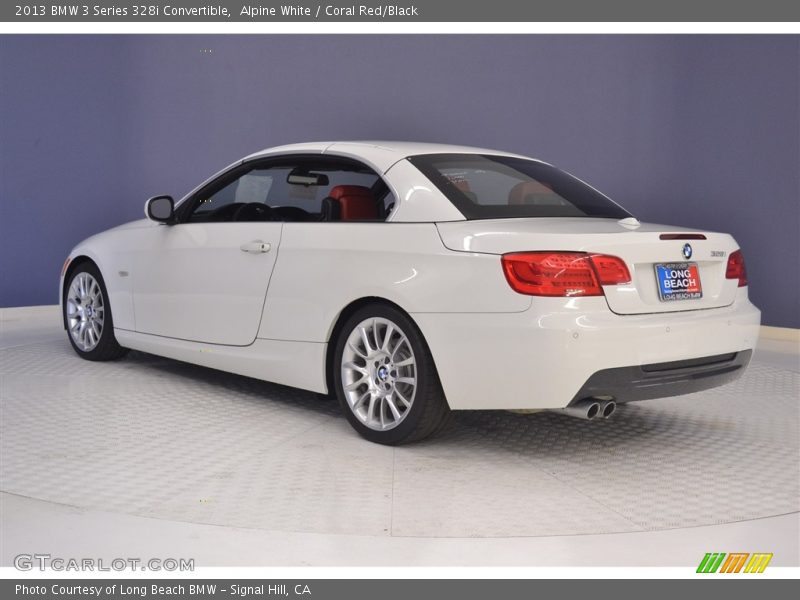 Alpine White / Coral Red/Black 2013 BMW 3 Series 328i Convertible