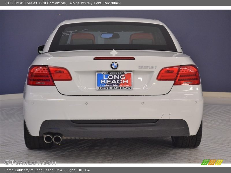 Alpine White / Coral Red/Black 2013 BMW 3 Series 328i Convertible