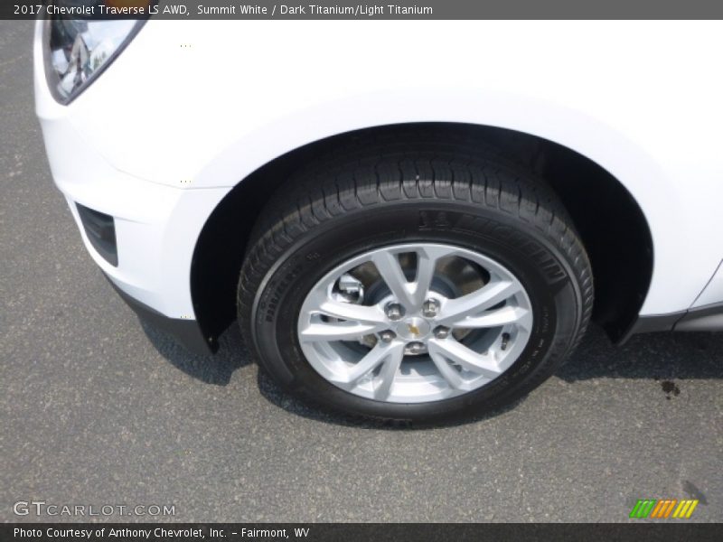 Summit White / Dark Titanium/Light Titanium 2017 Chevrolet Traverse LS AWD