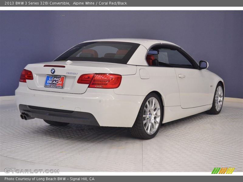 Alpine White / Coral Red/Black 2013 BMW 3 Series 328i Convertible