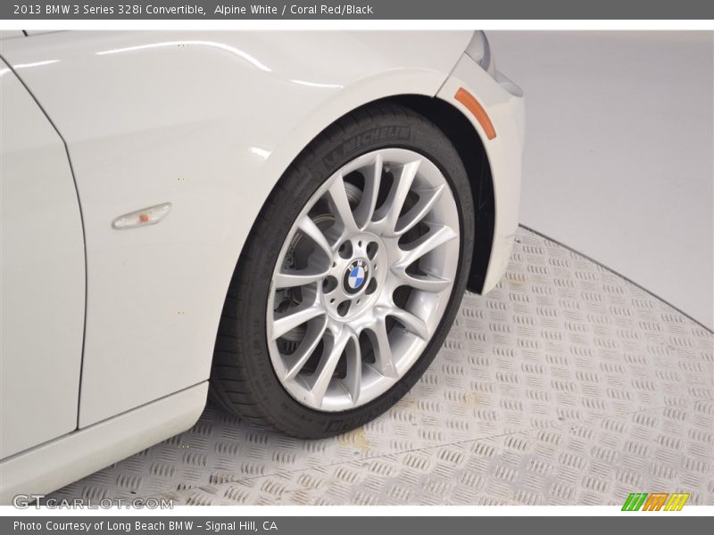 Alpine White / Coral Red/Black 2013 BMW 3 Series 328i Convertible