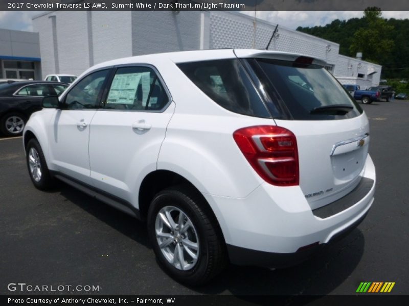 Summit White / Dark Titanium/Light Titanium 2017 Chevrolet Traverse LS AWD