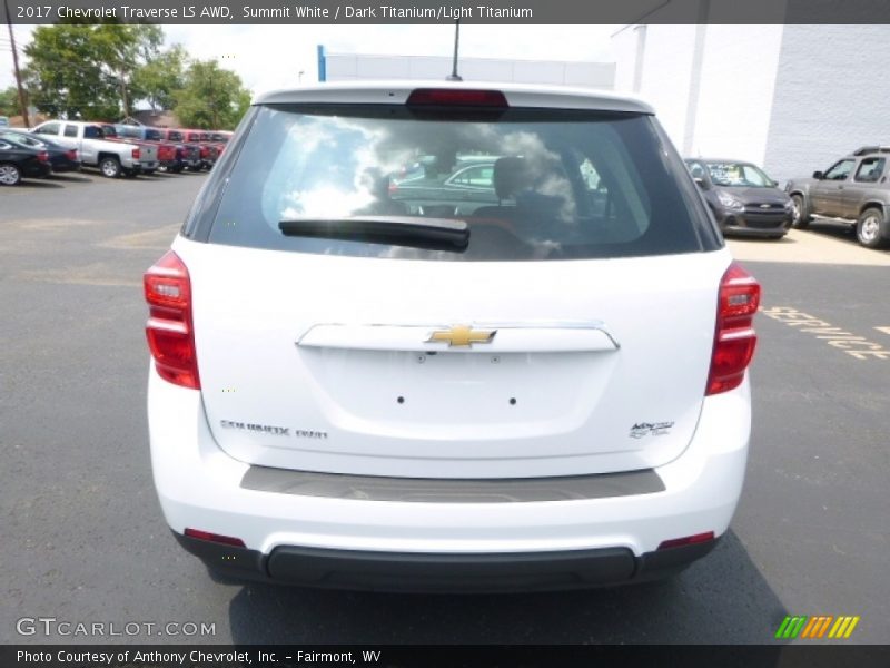 Summit White / Dark Titanium/Light Titanium 2017 Chevrolet Traverse LS AWD