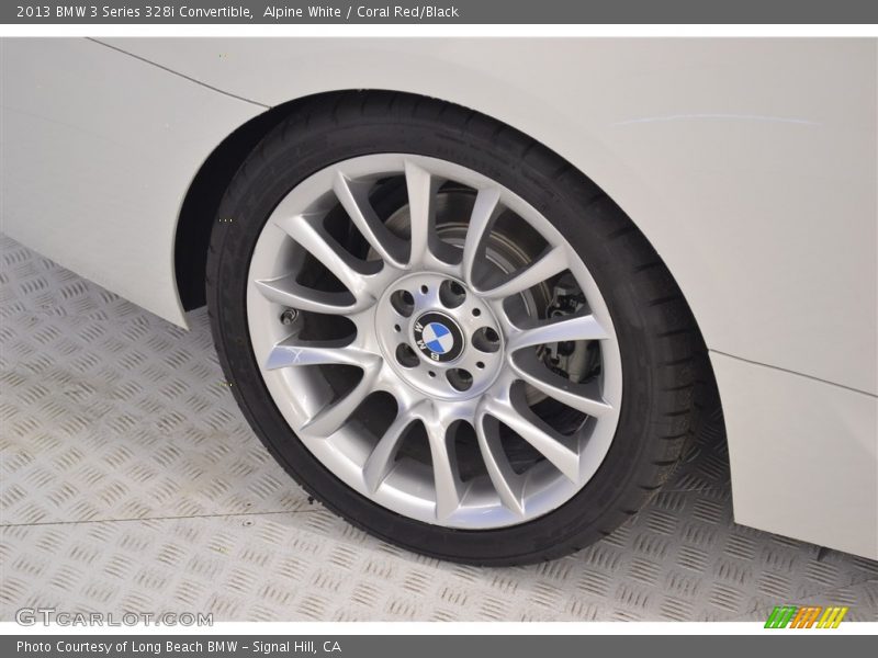 Alpine White / Coral Red/Black 2013 BMW 3 Series 328i Convertible