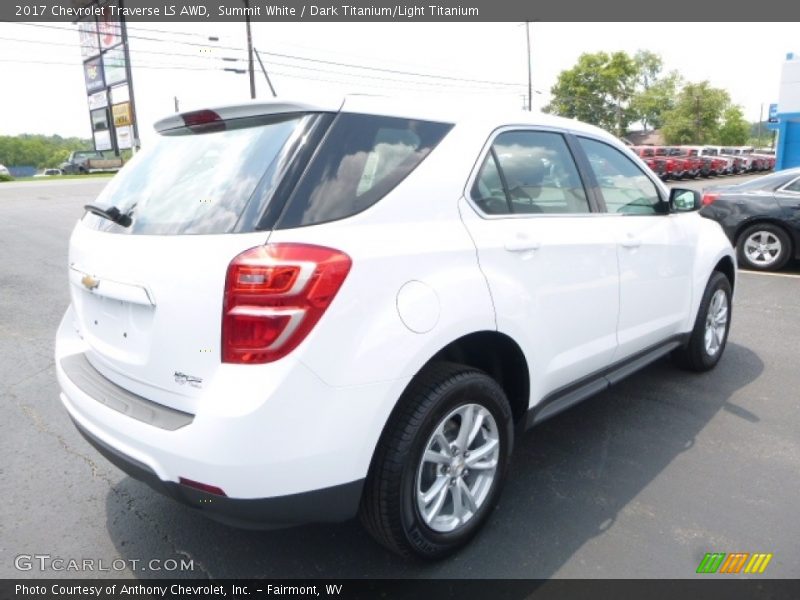 Summit White / Dark Titanium/Light Titanium 2017 Chevrolet Traverse LS AWD