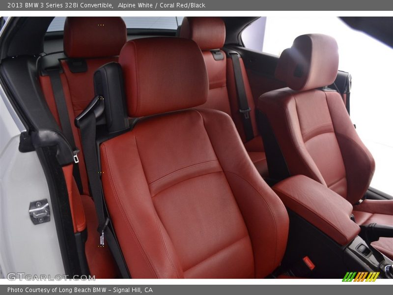 Alpine White / Coral Red/Black 2013 BMW 3 Series 328i Convertible