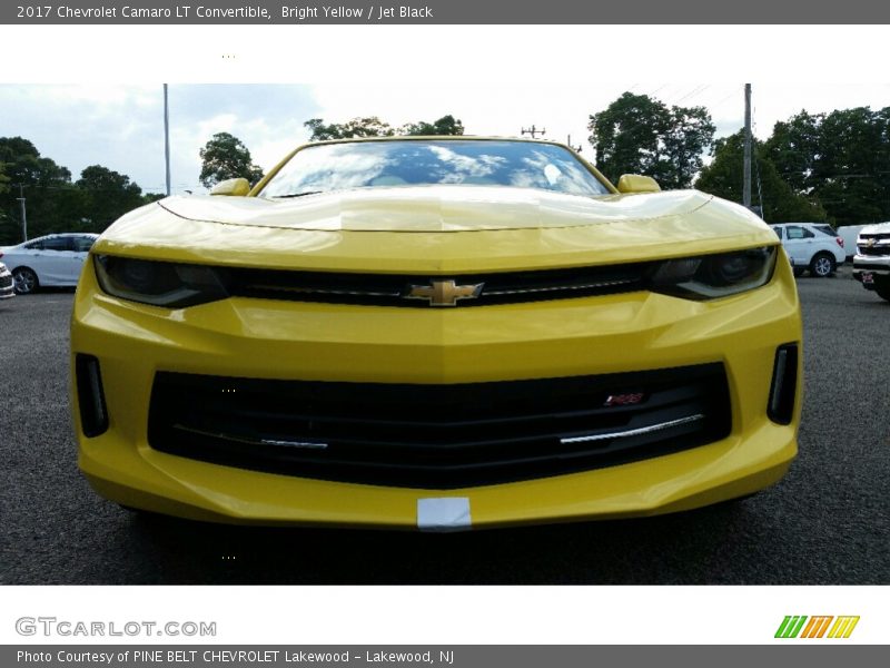 Bright Yellow / Jet Black 2017 Chevrolet Camaro LT Convertible